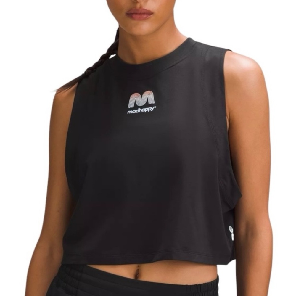 LIMITED EDITION LULULEMON X MADHAPPY COLLAB ALL YOURS CROP TANK